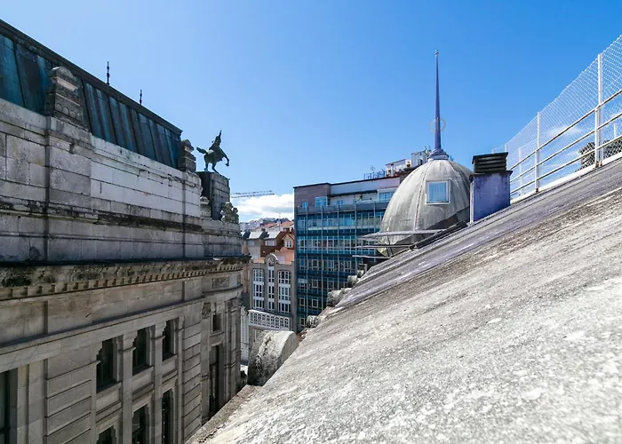 Apartamento ático Con Terrazas Privadas Centro 2 Hab ツ By Rias Baixas *